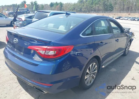 2016 Hyundai Sonata Sport из США, поврежденный, VIN 5NPE34AF0GH277641